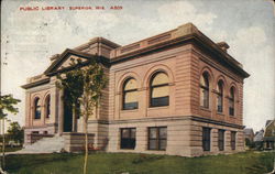 Public Library Postcard