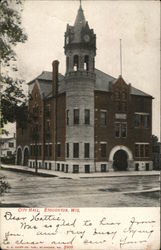 City Hall Stoughton, WI Postcard Postcard Postcard