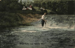 Trout Falls Near Sparta Postcard