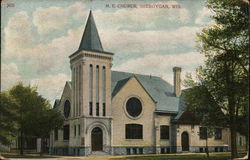 M. E. Church Sheboygan, WI Postcard Postcard Postcard