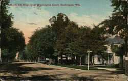 North 6th Street From Washington Court Sheboygan, WI Postcard Postcard Postcard