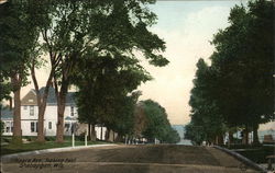 Niagara Avenue, Looking East Postcard