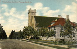 Trinity Lutheran Church and Parsonage Postcard