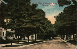 West Washington Street Monroe, WI Postcard Postcard Postcard