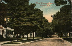 West Washington Street Monroe, WI Postcard Postcard Postcard