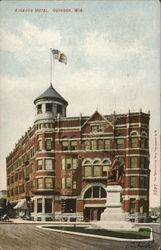 Athearn Hotel Oshkosh, WI Postcard Postcard Postcard