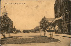Ellis Avenue looking North Postcard