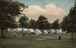 View of the Camp Grounds Postcard