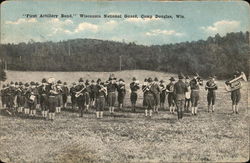 "First Artillery Band", Wisconsin National Guard Camp Douglas, WI Postcard Postcard Postcard