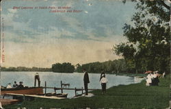 Boat Landing at Yosts Park Postcard