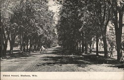 Third Street Hudson, WI Postcard Postcard Postcard