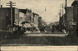 Second Street Hudson, WI Postcard Postcard Postcard