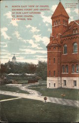 North East View of Chapel La Crosse, WI Postcard Postcard Postcard