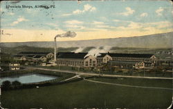 Juniata Shops Altoona, PA Postcard Postcard Postcard