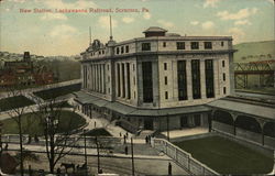 New Station, Lackawanna Railroad Scranton, PA Postcard Postcard Postcard