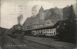 LVRR Station Easton, PA Postcard Postcard Postcard