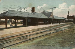 C. & N.W. Railway Depot Wausau, WI Postcard Postcard Postcard
