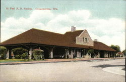 St. Paul R.R. Station Postcard