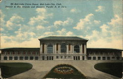 The Salt Lake Union Depot Salt Lake City, UT Postcard Postcard Postcard