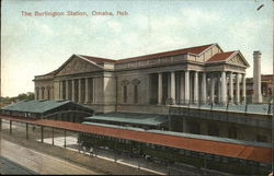 The Burlington Station Omaha, NE Postcard Postcard Postcard