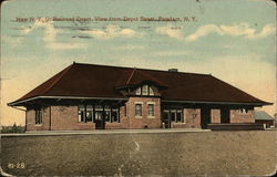 New N.Y.C. Railroad Depot, from Depot Street Potsdam, NY Postcard Postcard Postcard