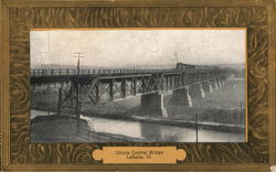 Illinois Central Bridge La Salle, IL Postcard Postcard Postcard