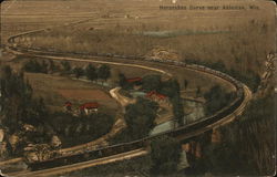 Horsehoe Curve near Ableman Postcard