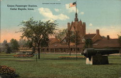 Union passenger Station Cedar Rapids, IA Postcard Postcard Postcard