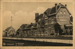Railway Station Avelgem, Belgium Benelux Countries Postcard Postcard Postcard