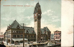Dearborn Street Station Chicago, IL Postcard Postcard Postcard
