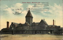 Union Depot Mendota, IL Postcard Postcard Postcard