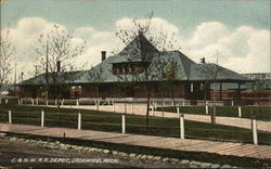 Chicago & North Western Depot Postcard