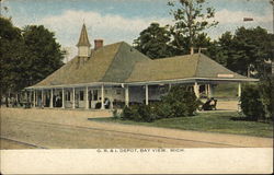 G. R. & I. Depot Postcard