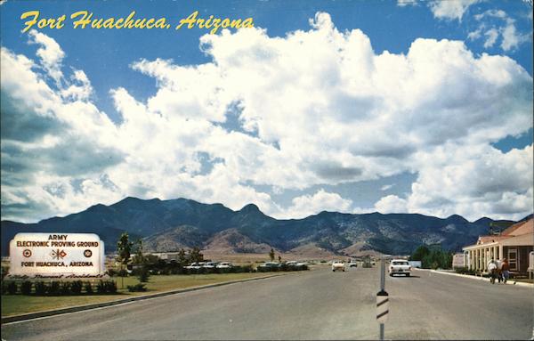 Entrance, U.S. Army Electronic Proving Ground Fort Huachuca Arizona