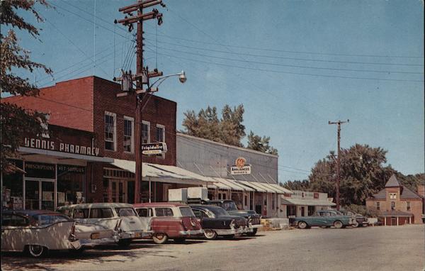 Busy Street in Franklin Georgia George Ovitt