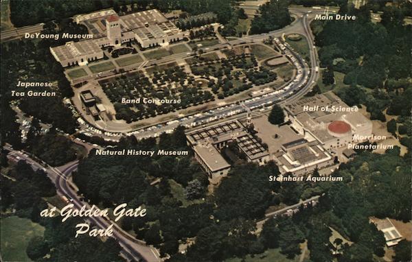 Golden Gate Park San Francisco California Aero Portraits