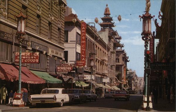 Chinatown on Grant Avenue San Francisco California