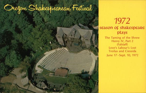Oregon Shakespearean Festival Ashland
