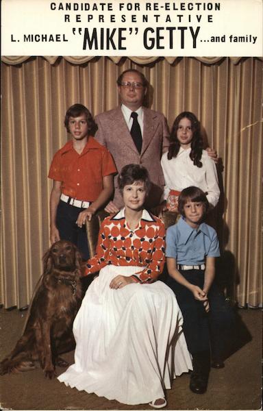 Candidate for Re-election, Representative Mike Getty and Family Illinois