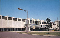 Cvic Center - Cobo Hall, Washington Boulevard Entrance Postcard