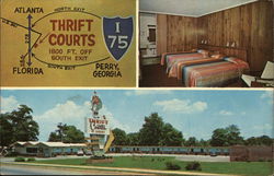 Thrift Courts of America Perry, GA Postcard Postcard Postcard