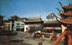 New Chinatown Los Angeles, CA Postcard Postcard Postcard