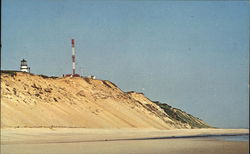 Famous Highland Light as Seen From the Base of the Cliffs, Cape Cod Postcard