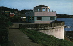 Observation Tower Looking into Depoe Bay Oregon Postcard Postcard Postcard