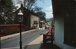 Mechanic Street, Bucks County New Hope, PA Postcard Postcard 