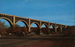 Tunkhannock Viaduct or Nicholson Bridge Pennsylvania Postcard Postcard Postcard