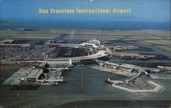 View of International Airport Postcard
