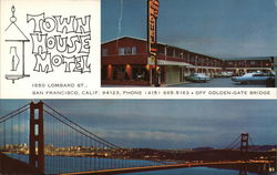 Town House Motel San Francisco, CA Postcard Postcard Postcard