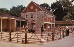 Zoo Barn at the Philadelphia Zoo Postcard