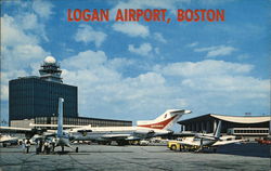 Logan International Airport Boston, MA Postcard Postcard Postcard